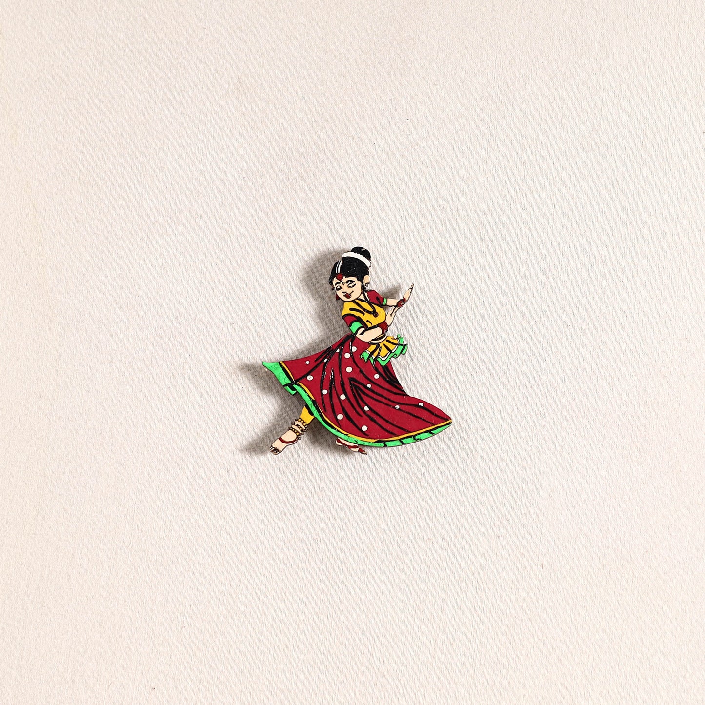 Handpainted Dancing Doll Fridge Magnet 18