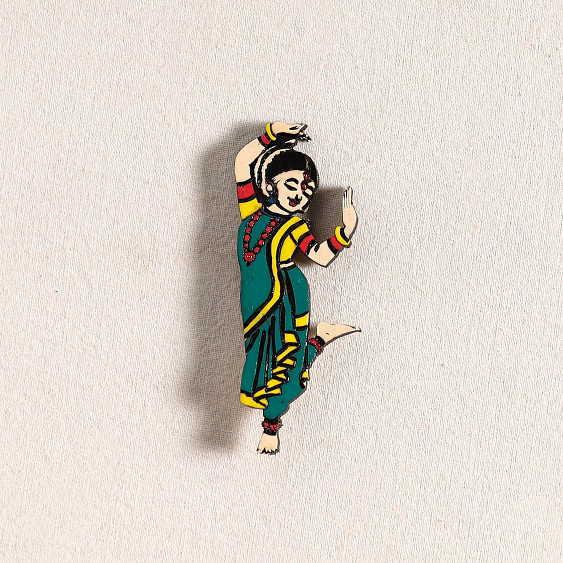Handpainted Dancing Doll Fridge Magnet 25