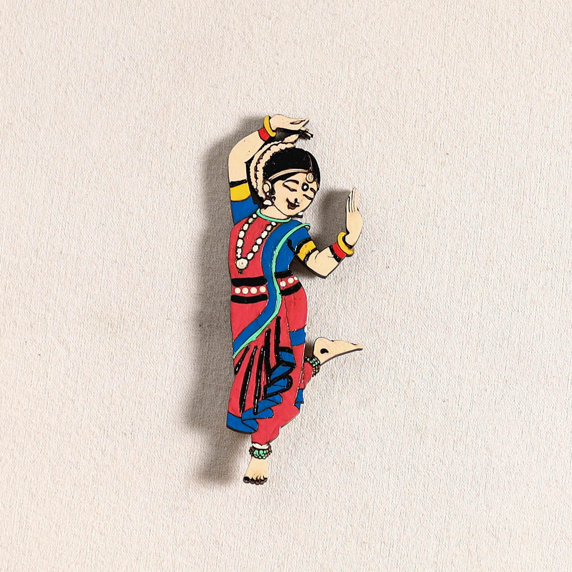 Handpainted Dancing Doll Fridge Magnet 26