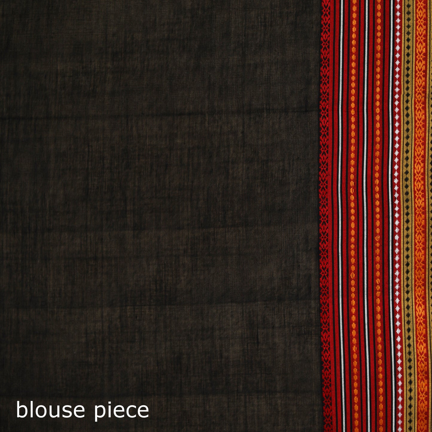 Black - Bengal Handwoven Cotton Begumpuri Saree 10