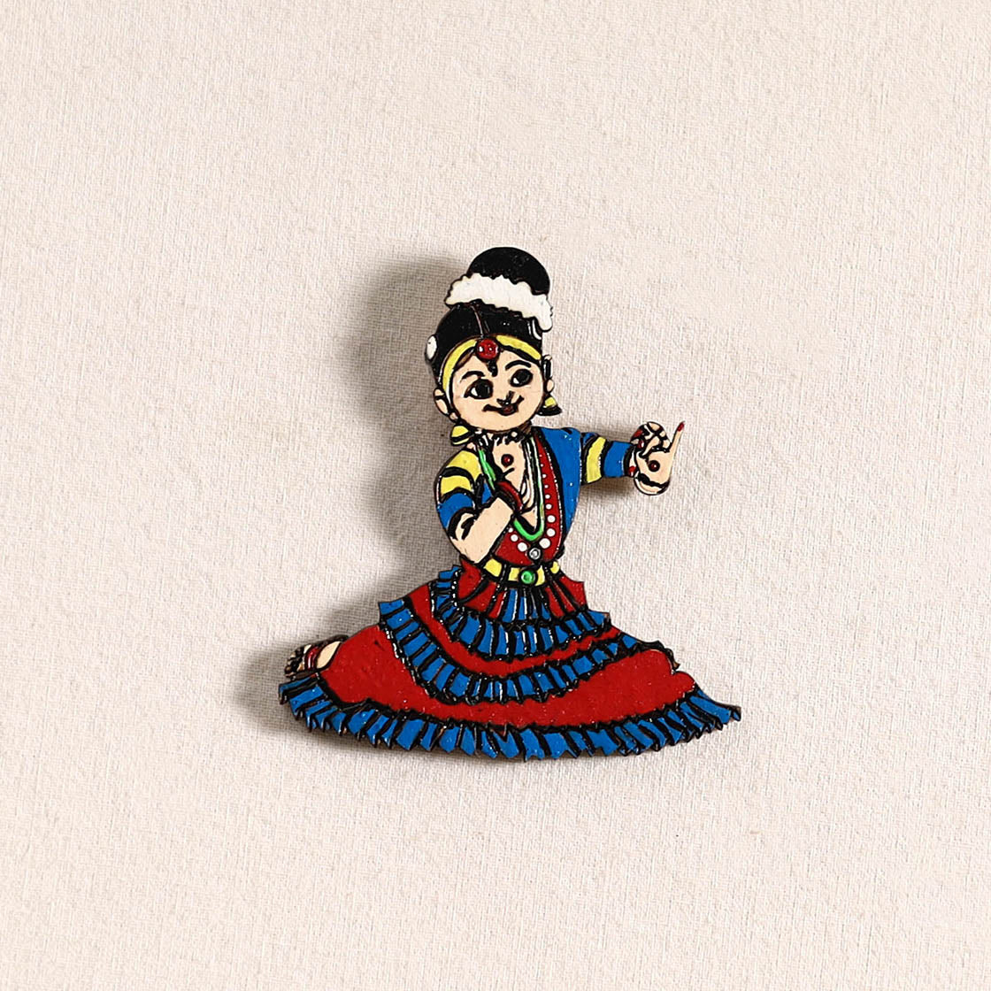 Handpainted Dancing Doll Fridge Magnet 28