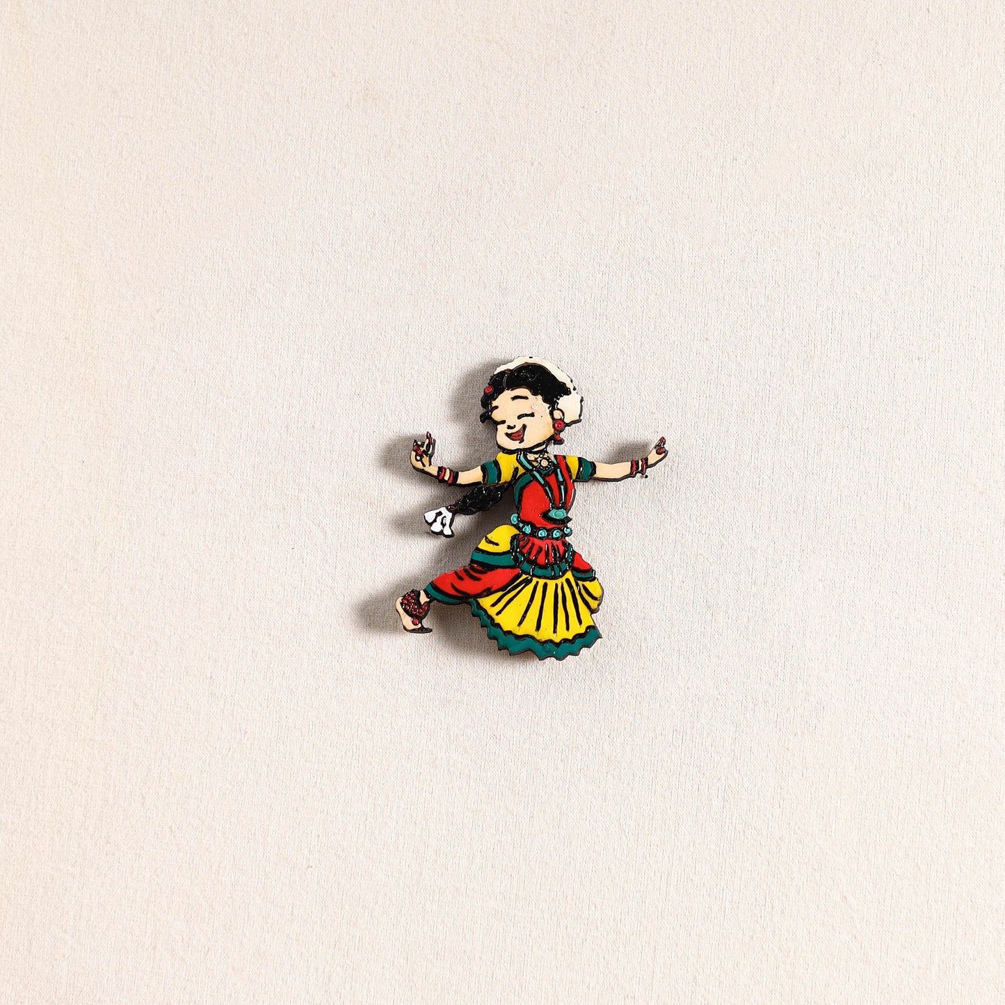 Handpainted Dancing Doll Fridge Magnet 30