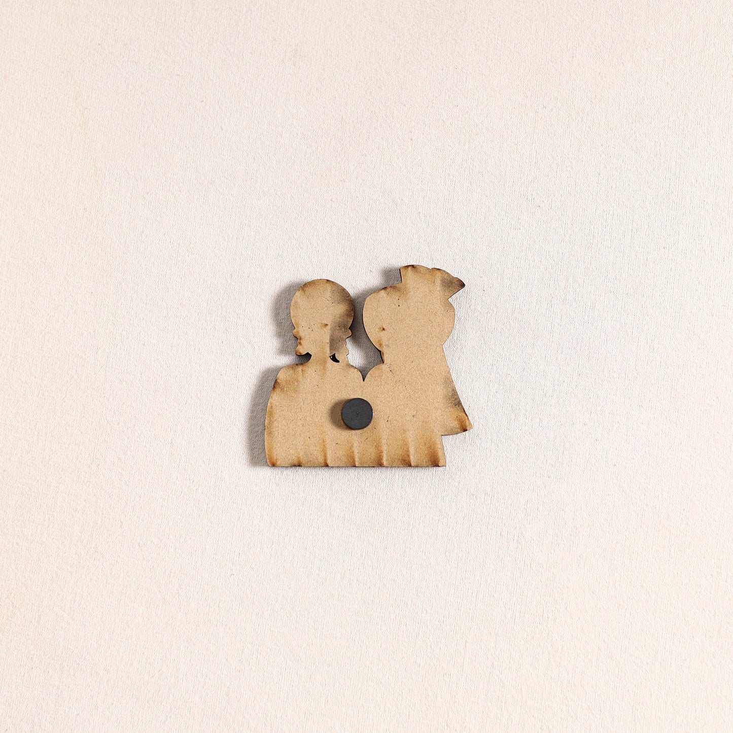 Punjabi Couple Handpainted Fridge Magnet 32