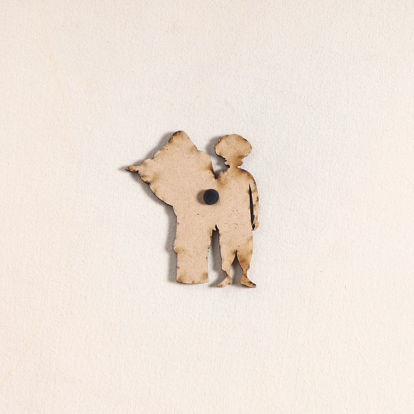 Rajasthani Couple Handpainted Fridge Magnet 35