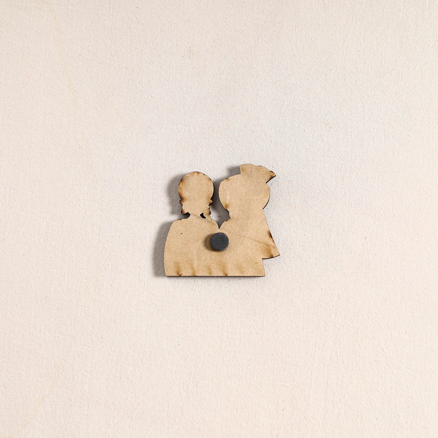 Punjabi Couple Handpainted Fridge Magnet 43