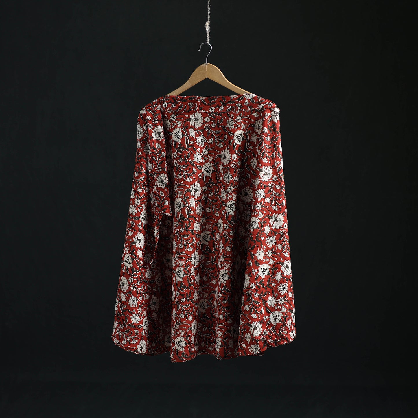 Bagru Hand Block Print Cotton Wrap Around Skirt 09