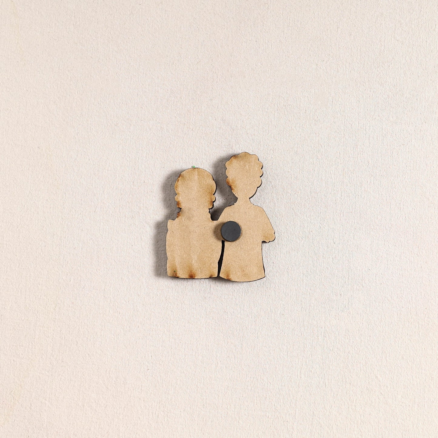 Bengali Couple Handpainted Fridge Magnet 47