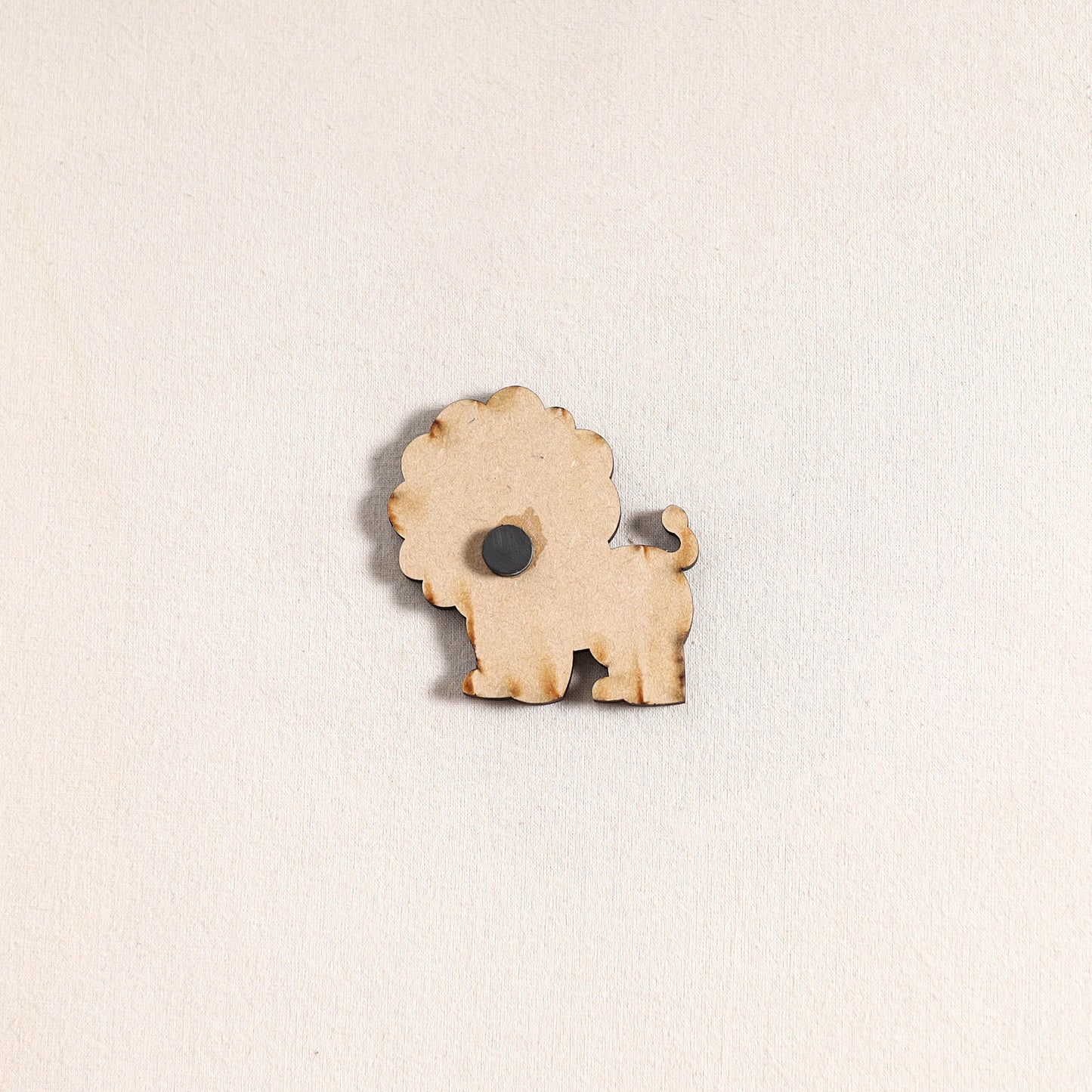 Lion Handpainted Fridge Magnet 52