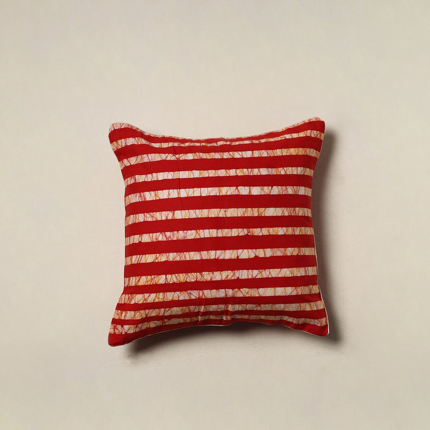 Hand Block Batik Print Cushion Cover (16 x 16 in) 43