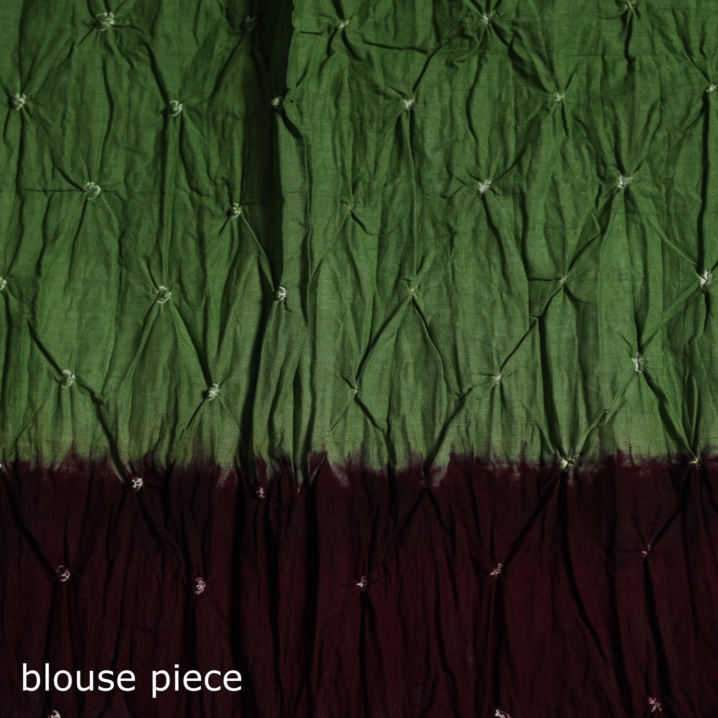 Kutch Tie-Dye Bandhani Cotton Saree with Blouse Piece 10