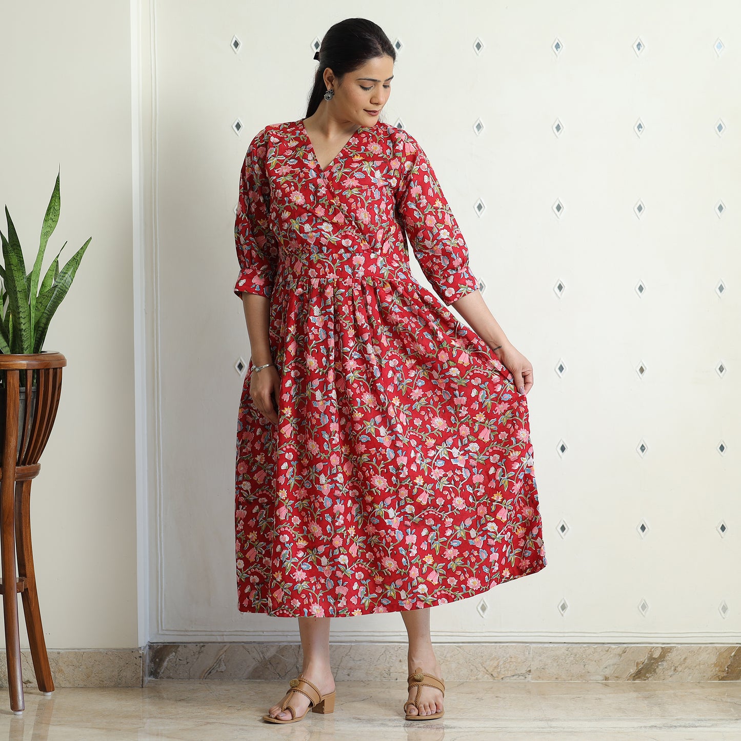 sanganeri dress
