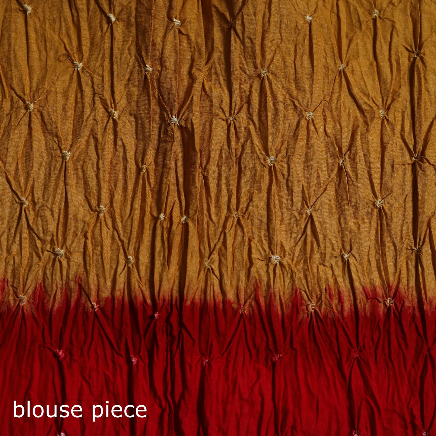 Kutch Tie-Dye Bandhani Cotton Saree with Blouse Piece 11