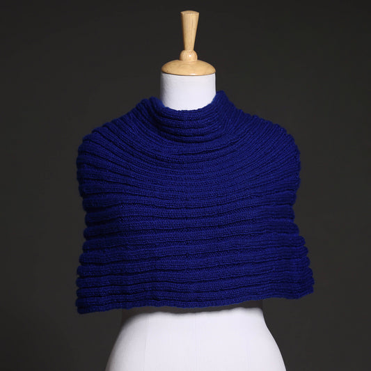 Blue - Kumaun Hand Knitted Woolen Shrug