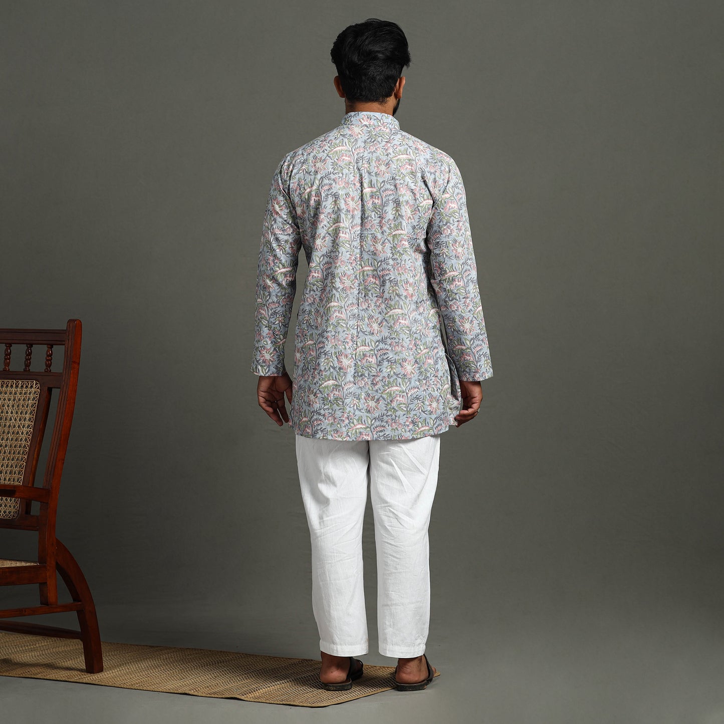Sanganeri Men Kurta