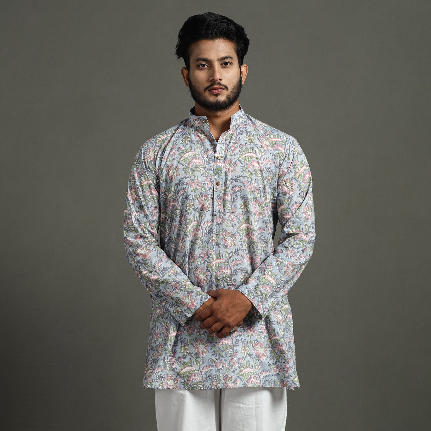 Sanganeri Men Kurta