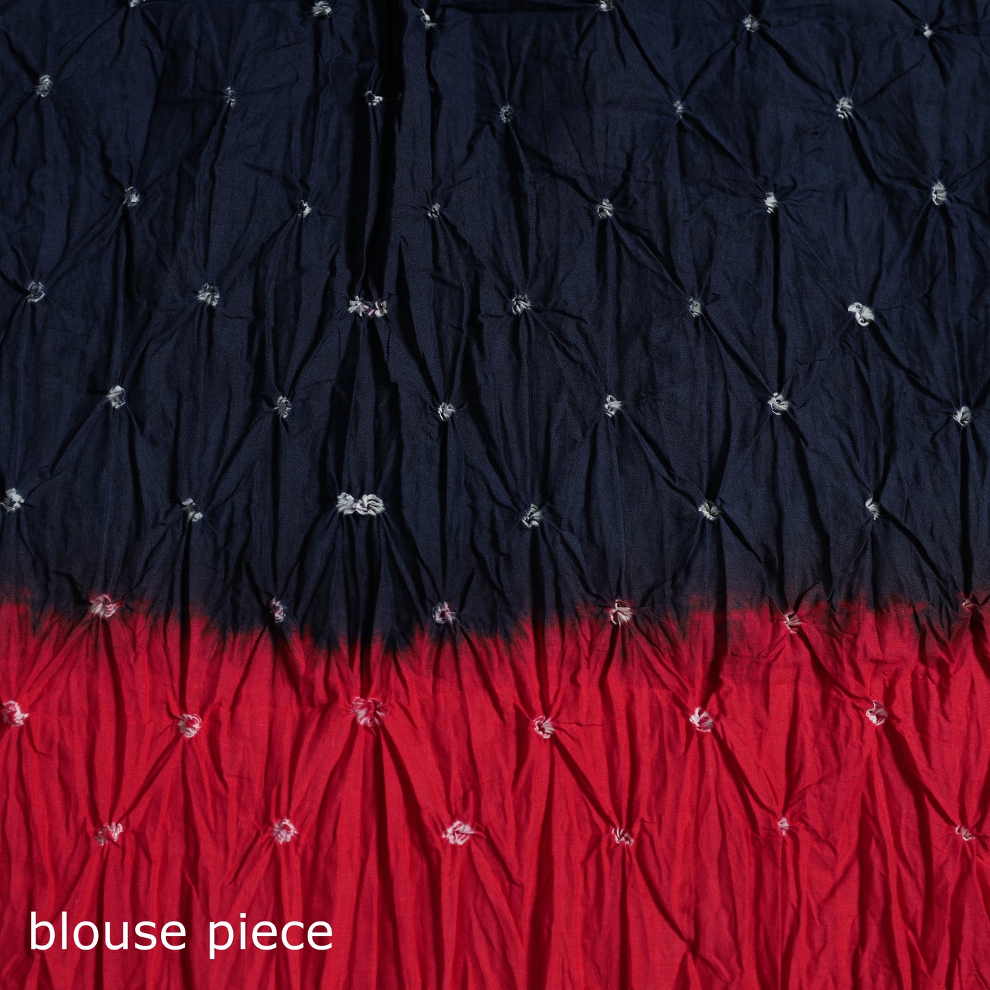 Kutch Tie-Dye Bandhani Cotton Saree with Blouse Piece 13