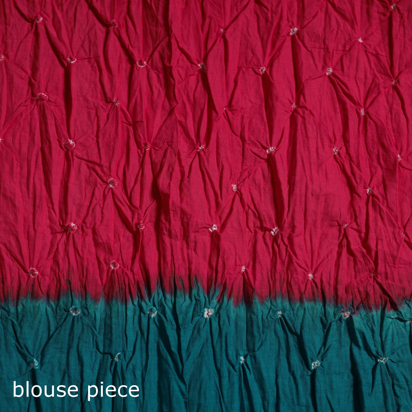 Kutch Tie-Dye Bandhani Cotton Saree with Blouse Piece 14