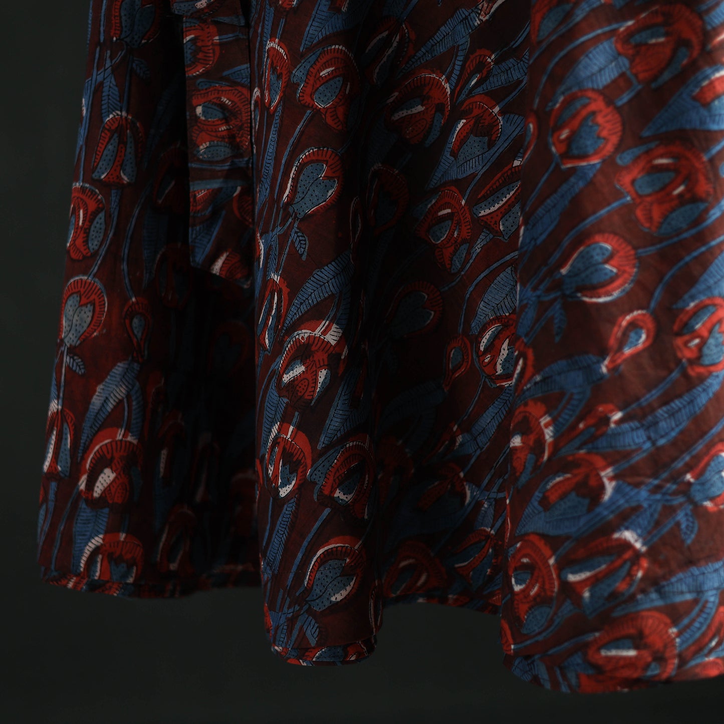 Bagru Hand Block Print Cotton Wrap Around Skirt 23
