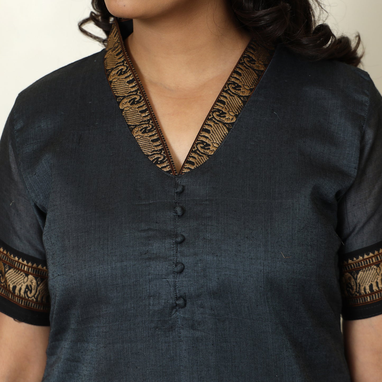 Dharwad Cotton Kurta with Palazzo & Dupatta Set 03