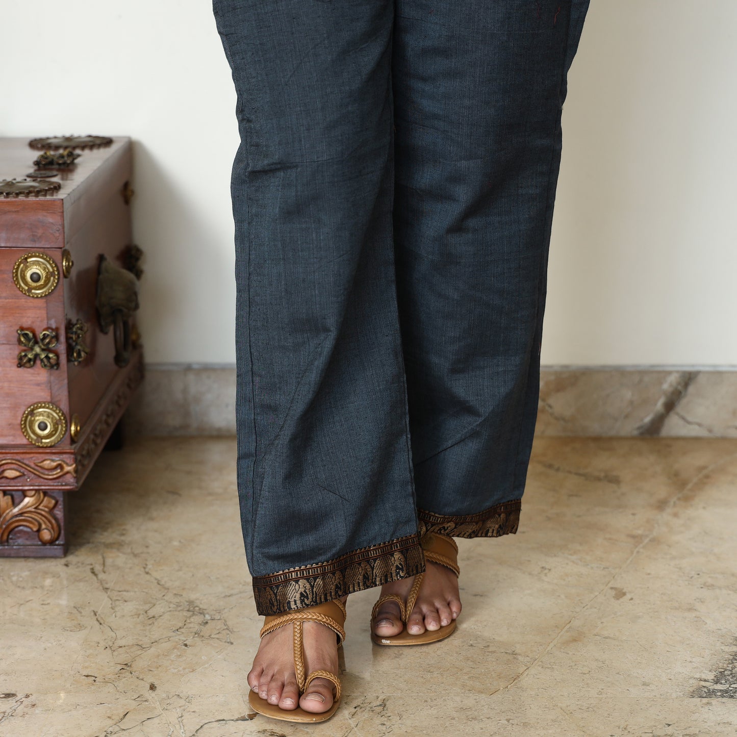Dharwad Cotton Kurta with Palazzo & Dupatta Set 03