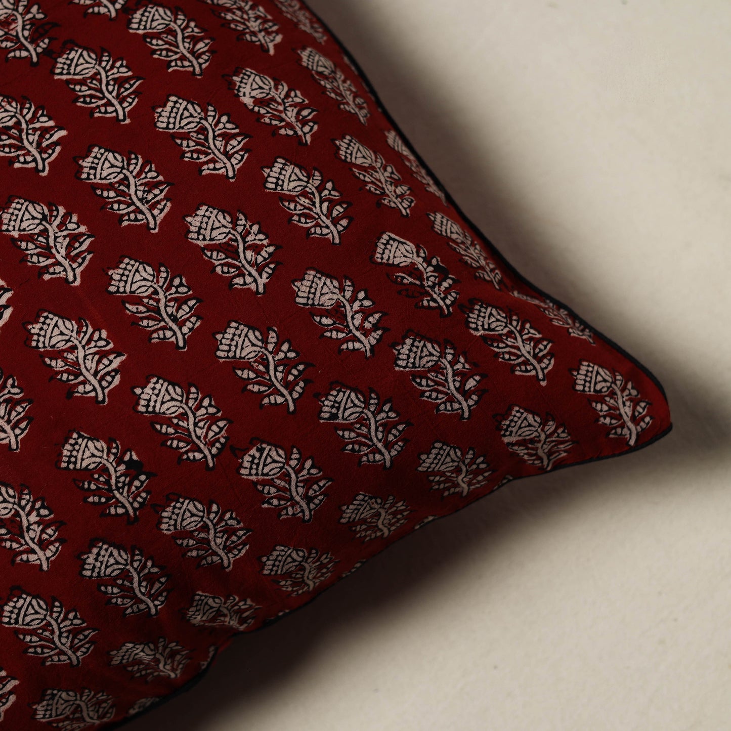 Bagh Hand Block Print Cushion Cover (16 x 16 in) 57