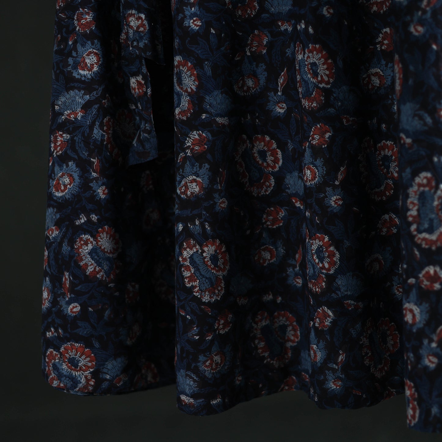 Bagru Hand Block Print Cotton Wrap Around Skirt 27