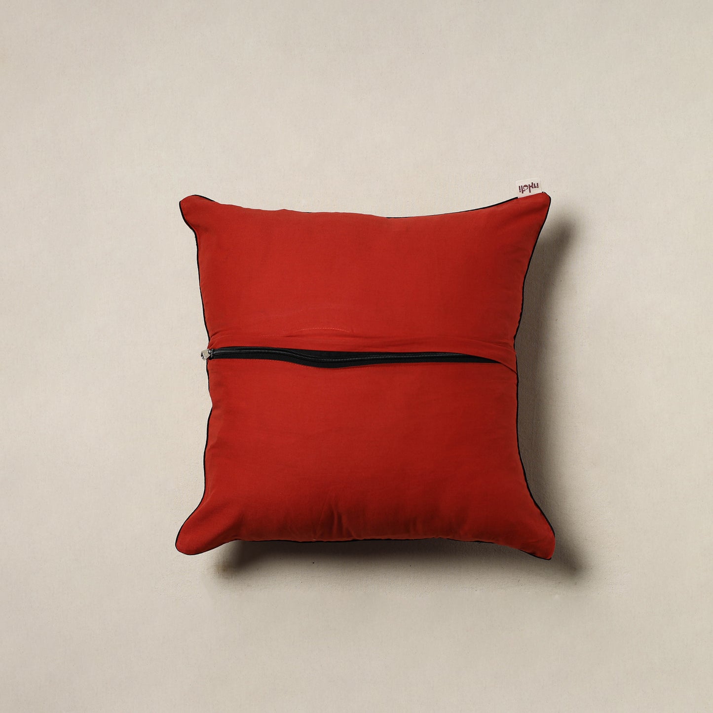 Bagh Hand Block Print Cushion Cover (16 x 16 in) 58