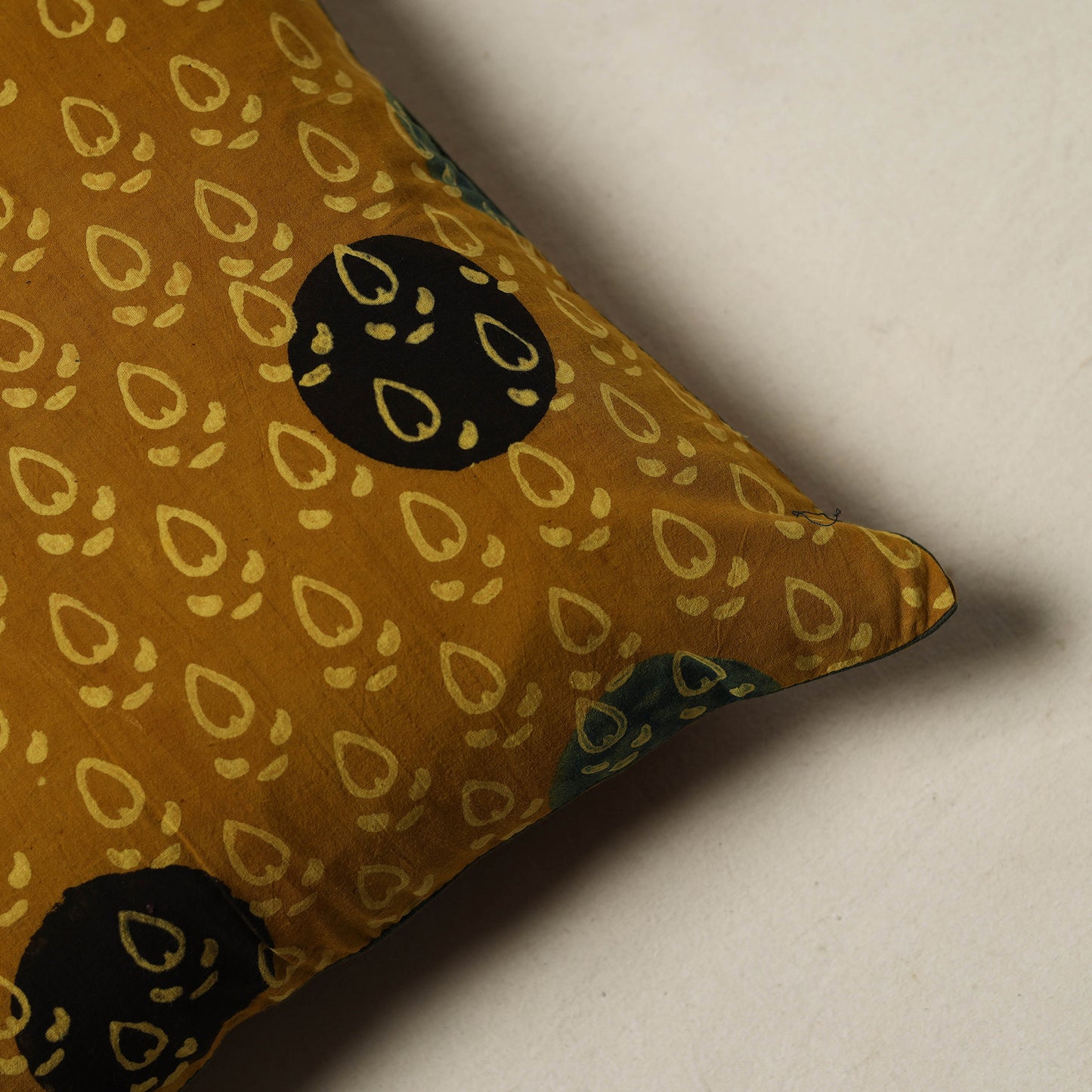 Ajrakh Hand Block Print Cushion Cover (16 x 16 in) 63