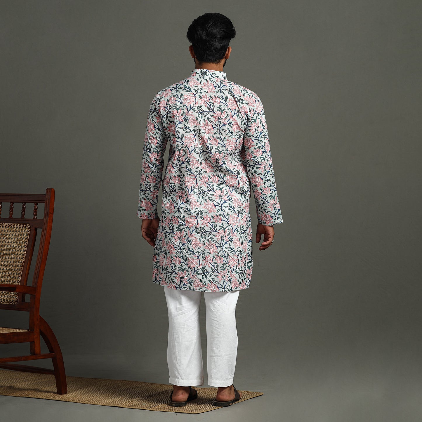 sanganeri men kurta