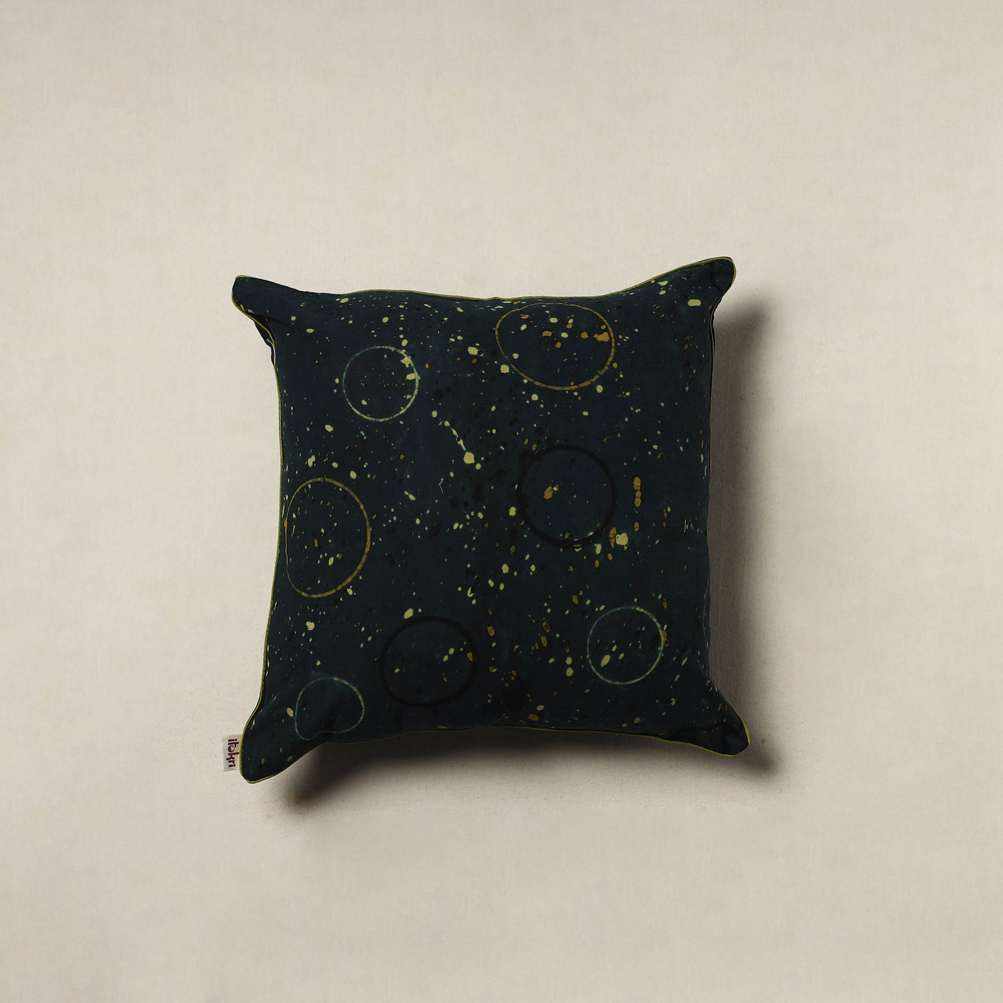 Ajrakh Hand Block Print Cushion Cover (16 x 16 in) 64