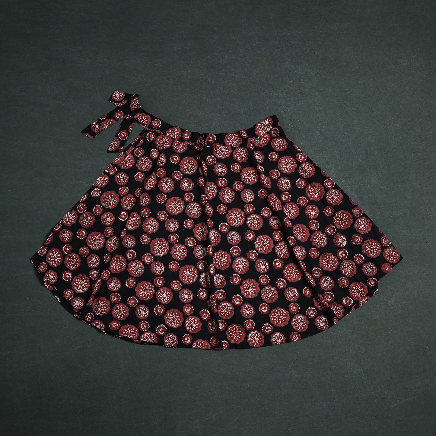 Bagru Hand Block Print Cotton Wrap Around Skirt 26