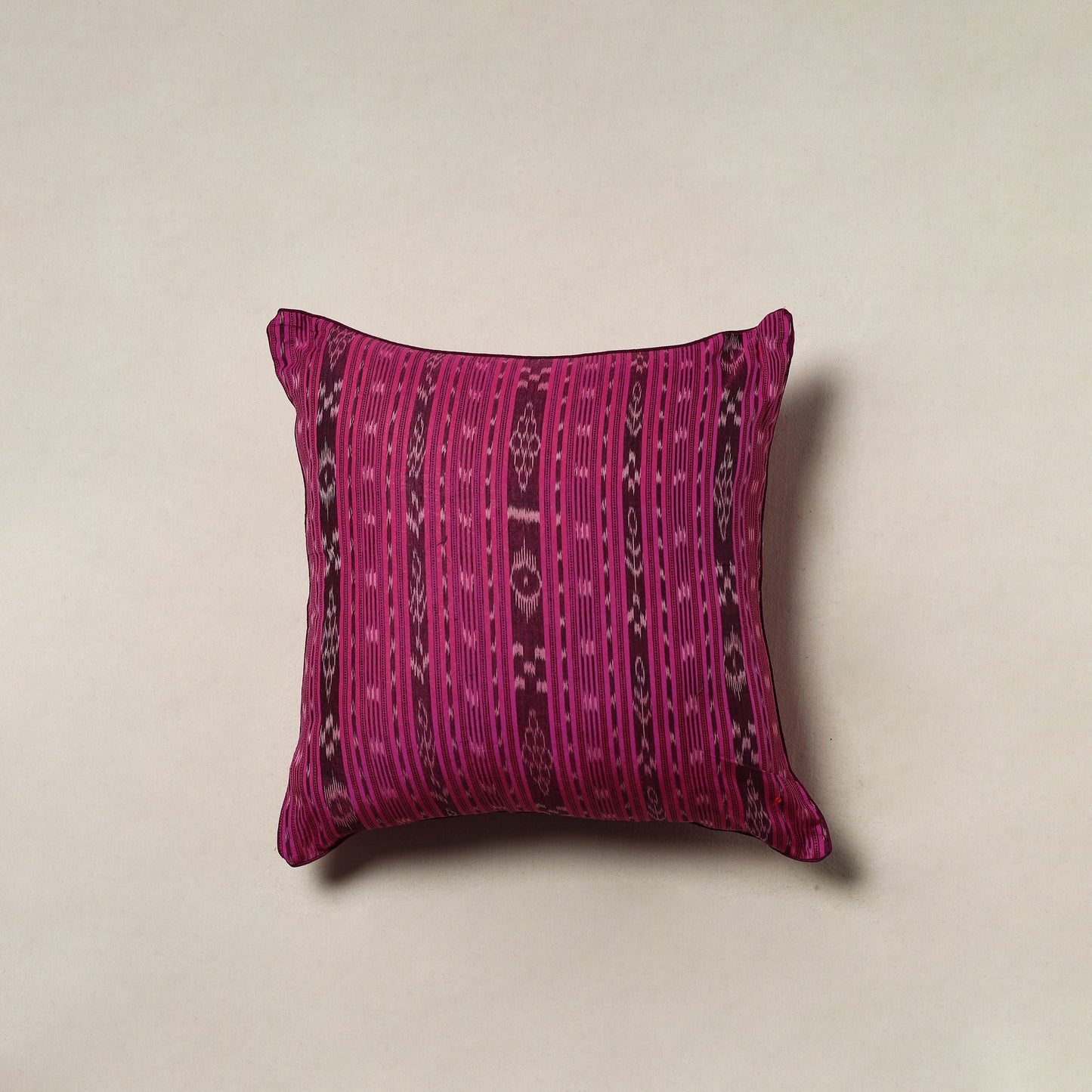 Sambalpuri Ikat Weave Cushion Cover (16 x 16 in) 02
