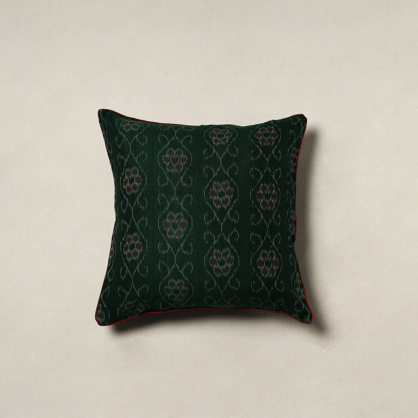Sambalpuri Ikat Weave Cushion Cover (16 x 16 in) 03