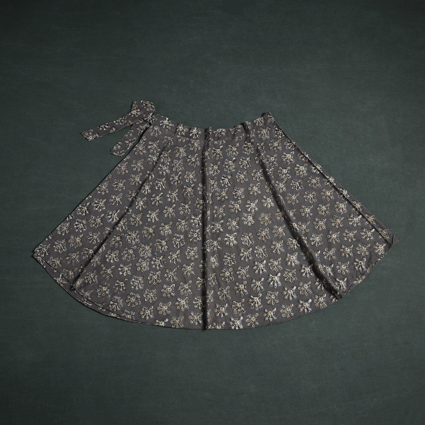 Bagru Hand Block Print Cotton Wrap Around Skirt 19