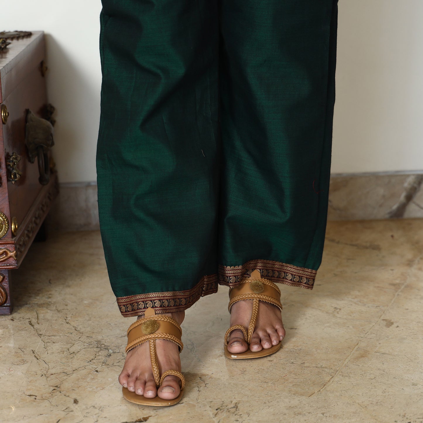Dharwad Cotton Kurta with Palazzo & Dupatta Set 18