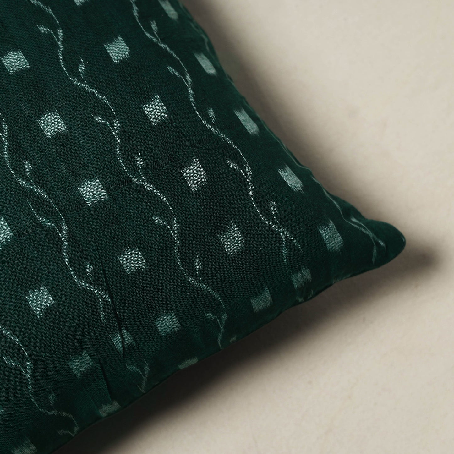 Sambalpuri Ikat Weave Cushion Cover (16 x 16 in) 11
