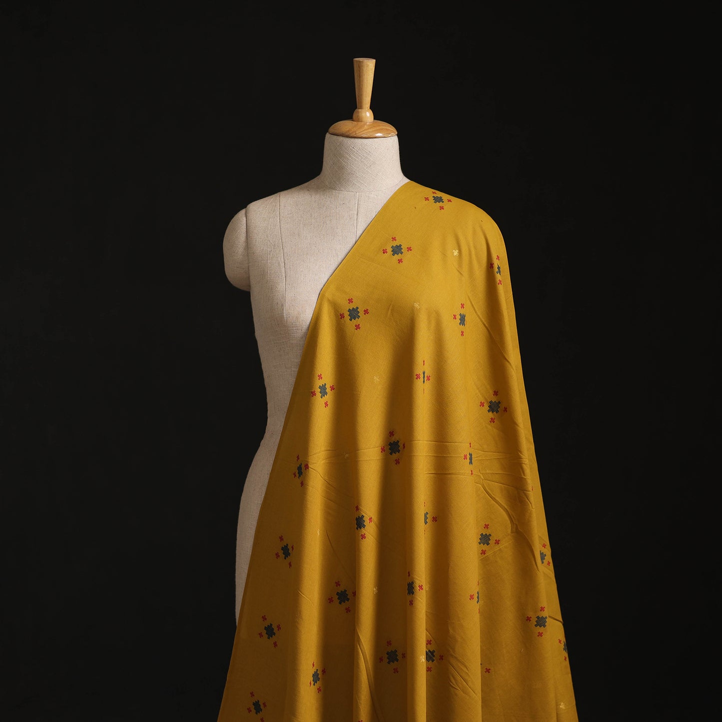 Prewashed Cotton Jacquard Buti Fabric 19