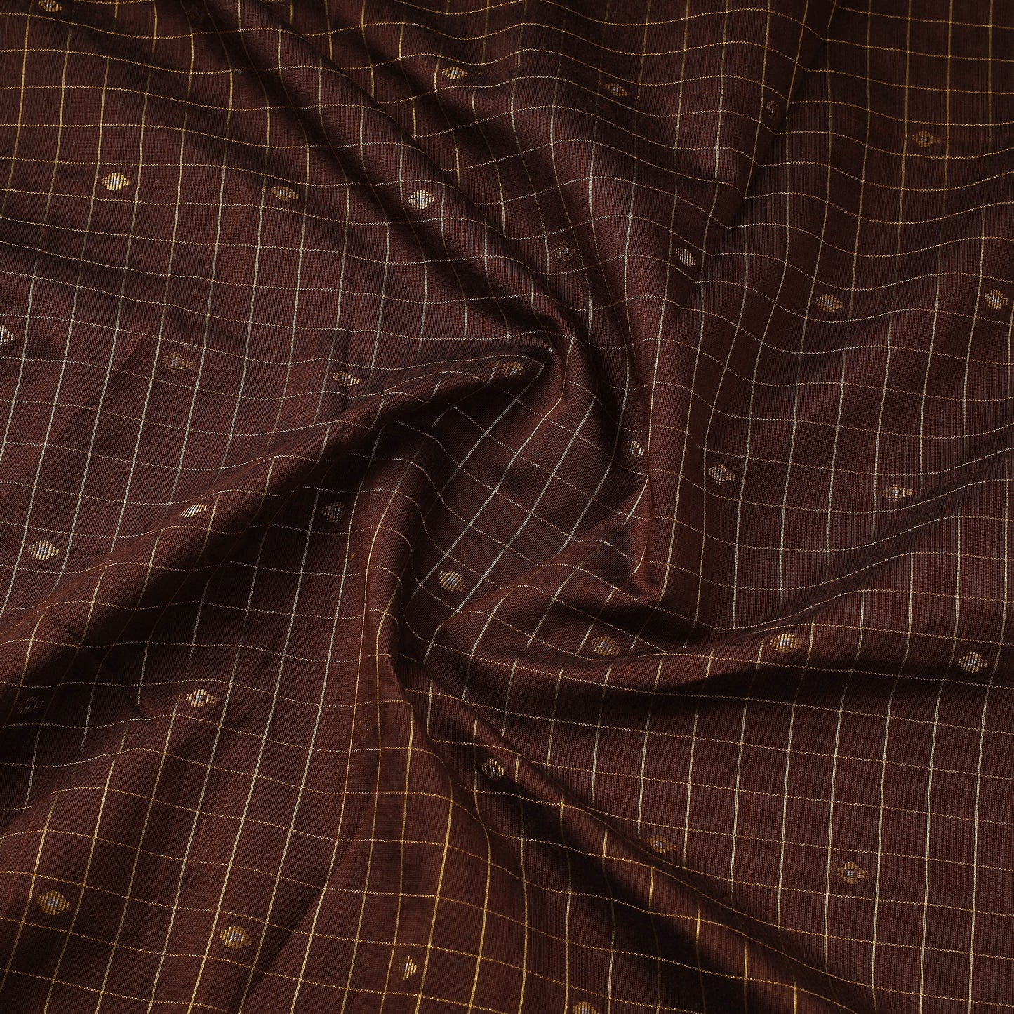 Thread Buti Spun Dupion Viscose Silk Plain Fabric 32