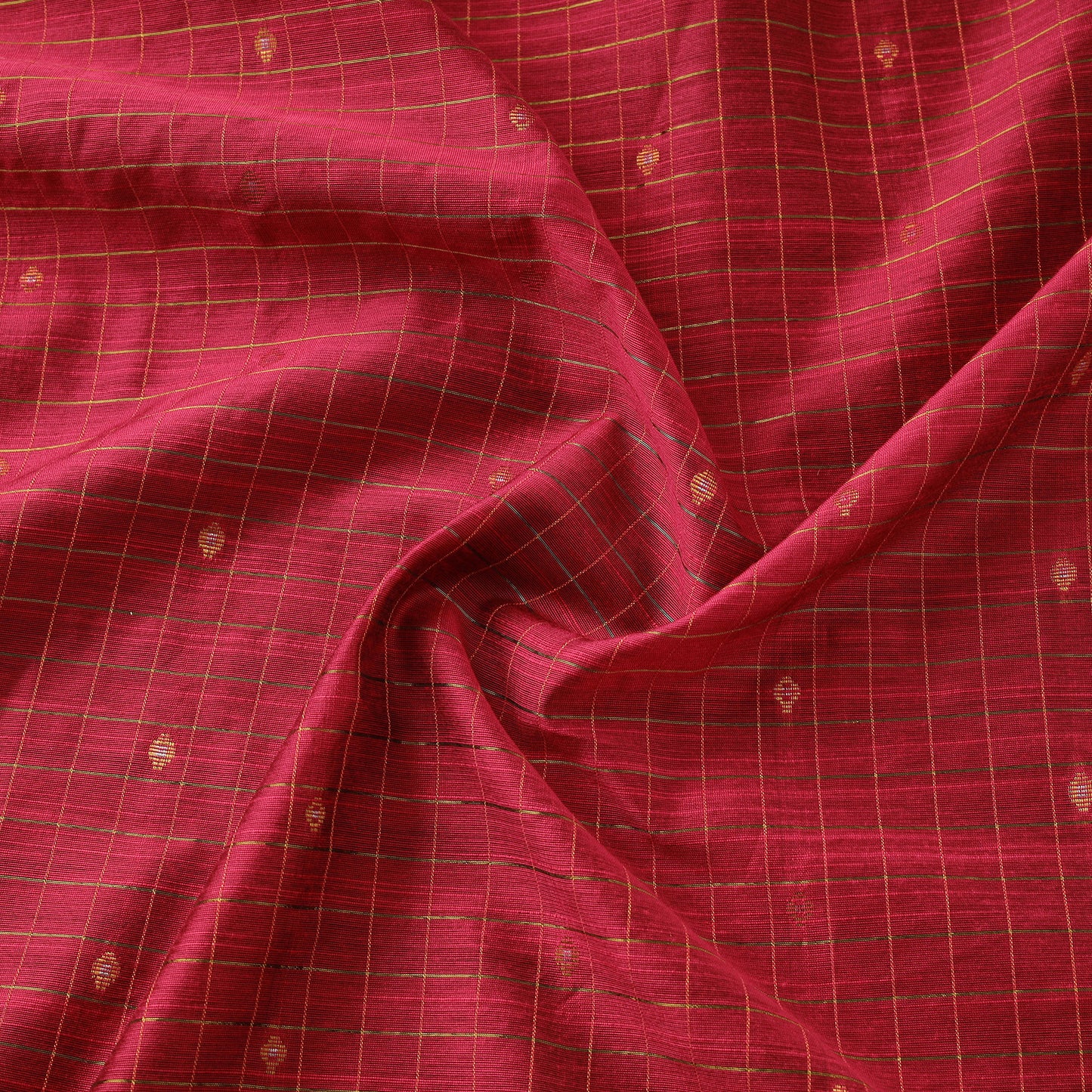 Thread Buti Spun Dupion Viscose Silk Plain Fabric 18