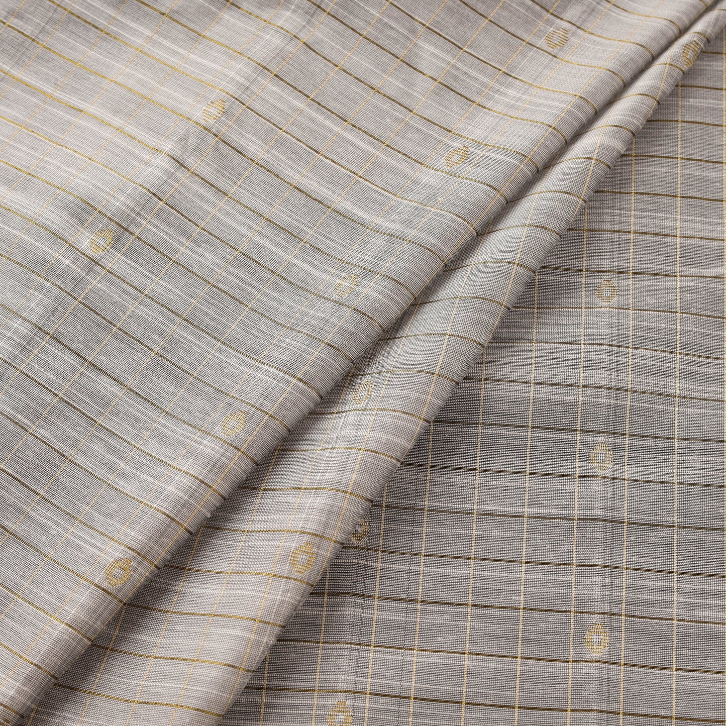Thread Buti Spun Dupion Viscose Silk Plain Fabric 13