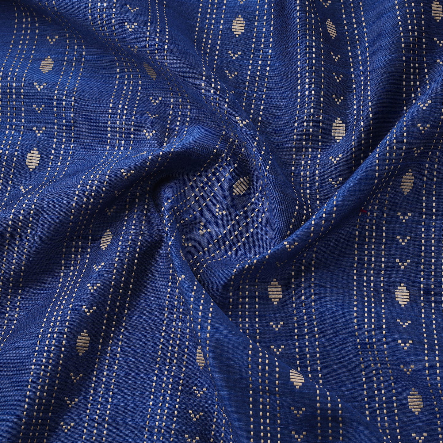 Thread Buti Spun Dupion Viscose Silk Plain Fabric 12