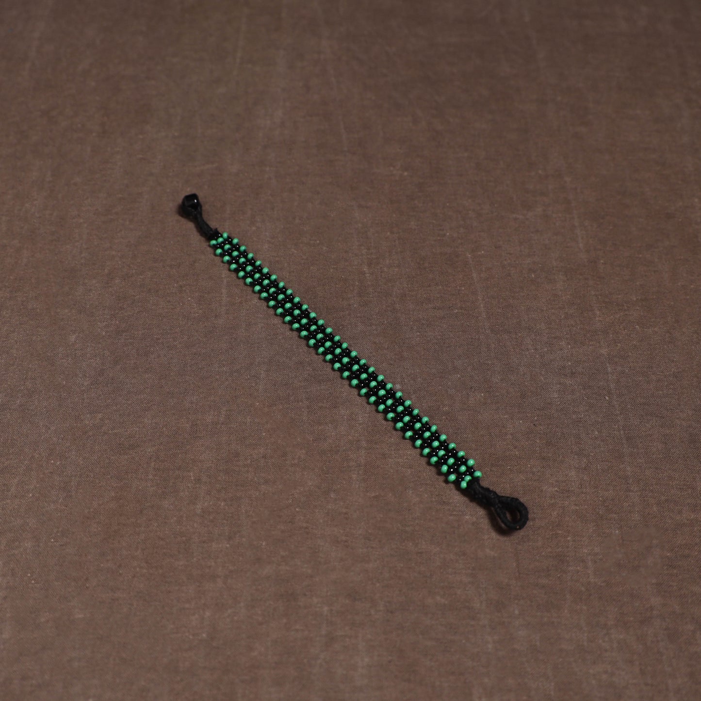 Green - Bead Work Handmade Baiga Tribal Bracelet 27