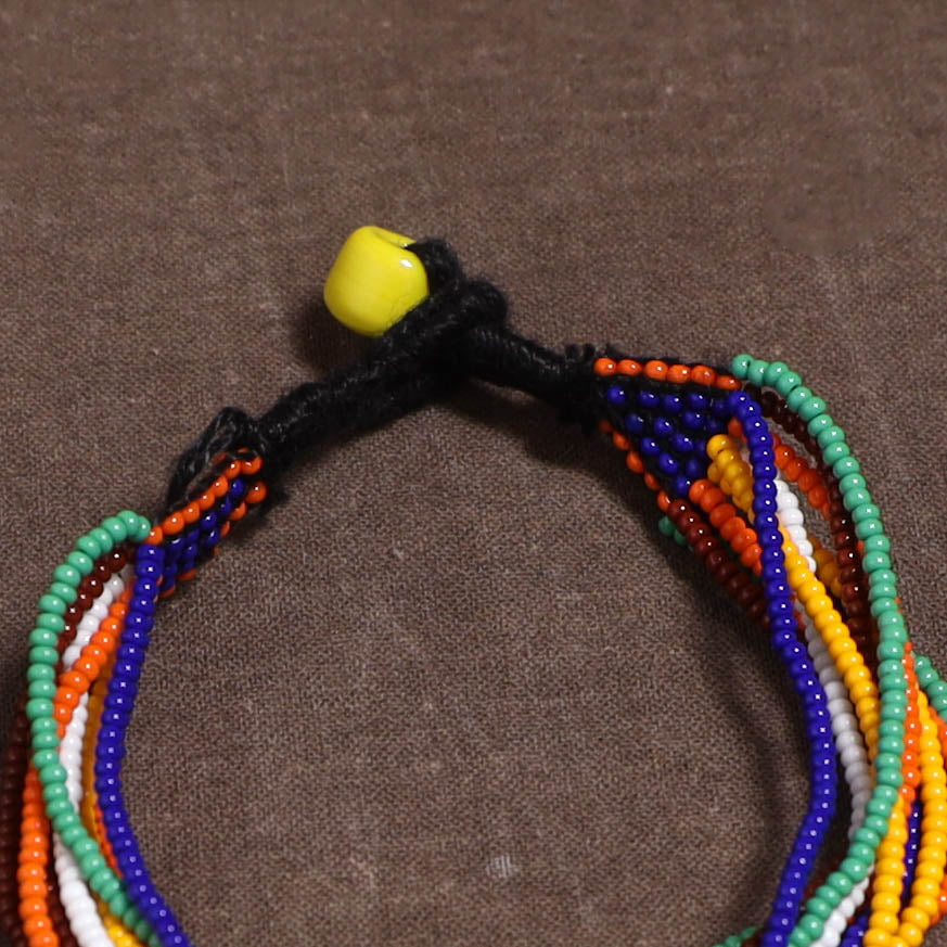 Multicolor - Bead Work Handmade Baiga Tribal Bracelet 36