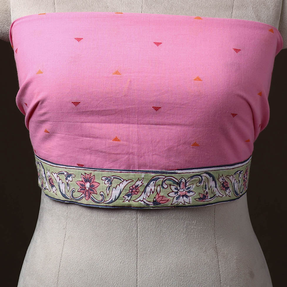 Jacquard Weave Cotton Blouse Piece 22