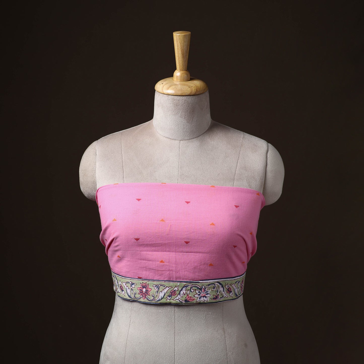 Jacquard Weave Cotton Blouse Piece 22
