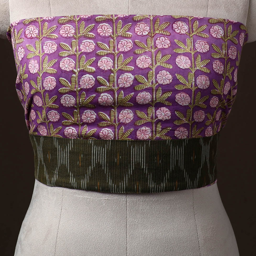 Sanganeri Hand Block Print Cotton Blouse Piece 31