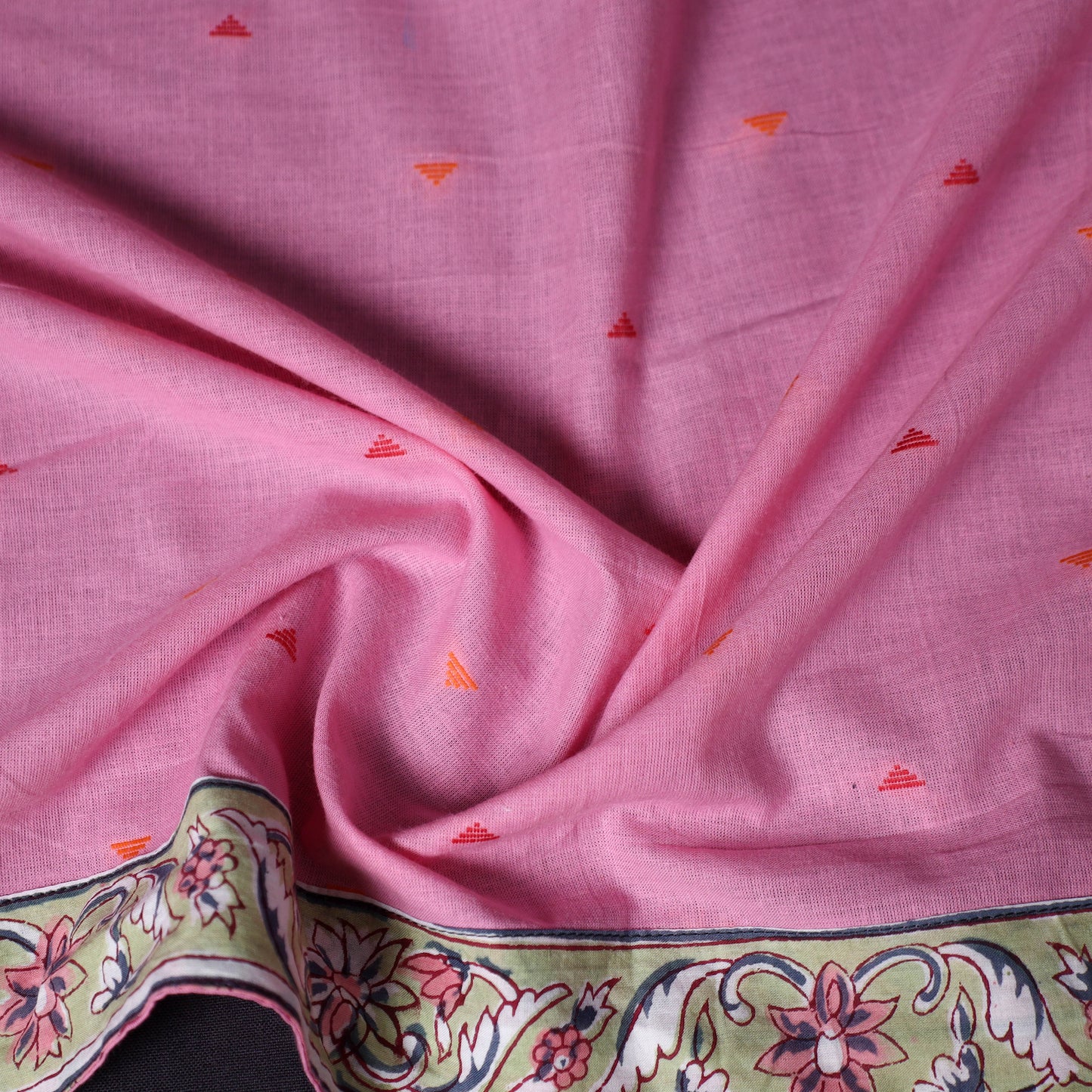 Jacquard Weave Cotton Blouse Piece 22