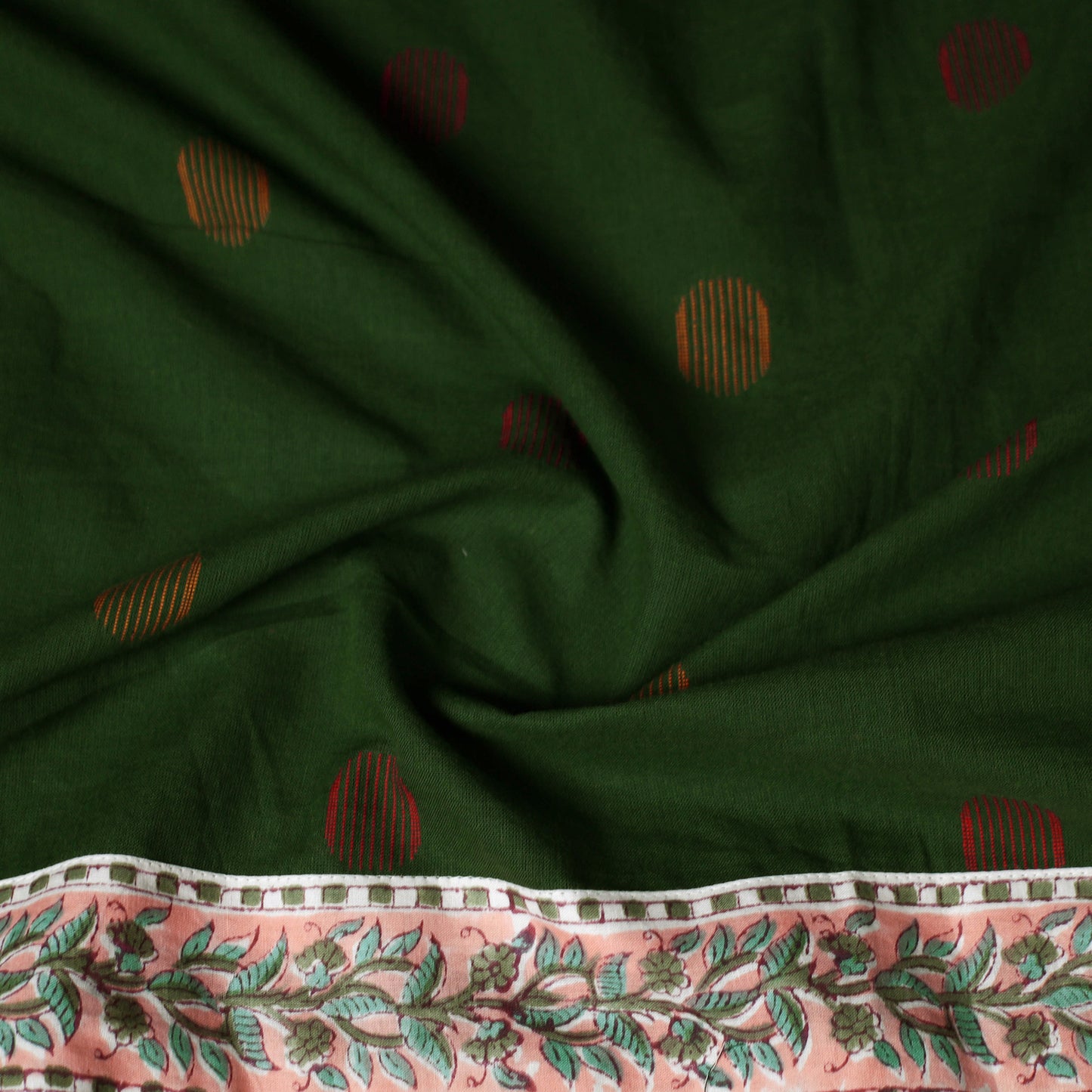 Jacquard Weave Cotton Blouse Piece 18