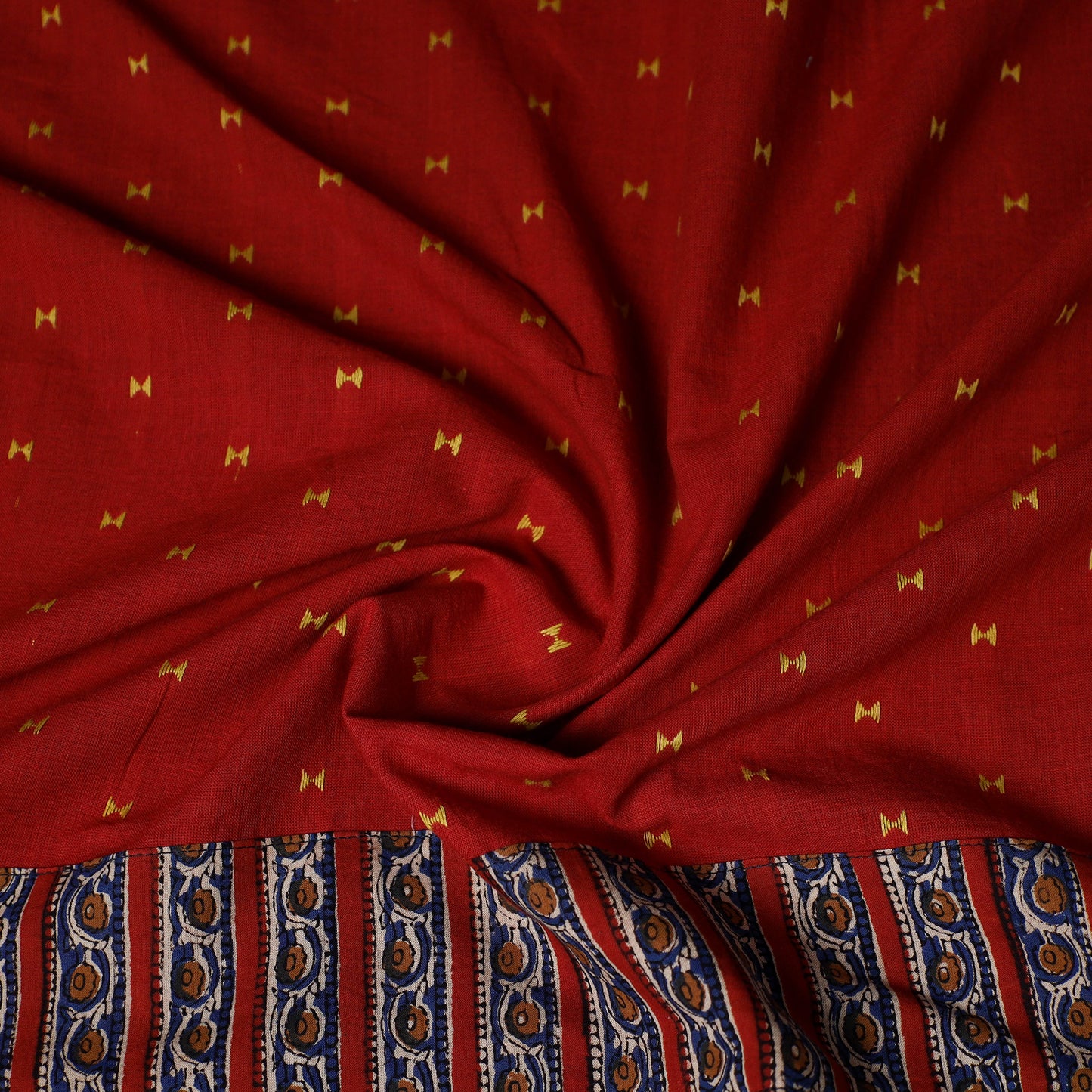 Jacquard Weave Cotton Blouse Piece 15
