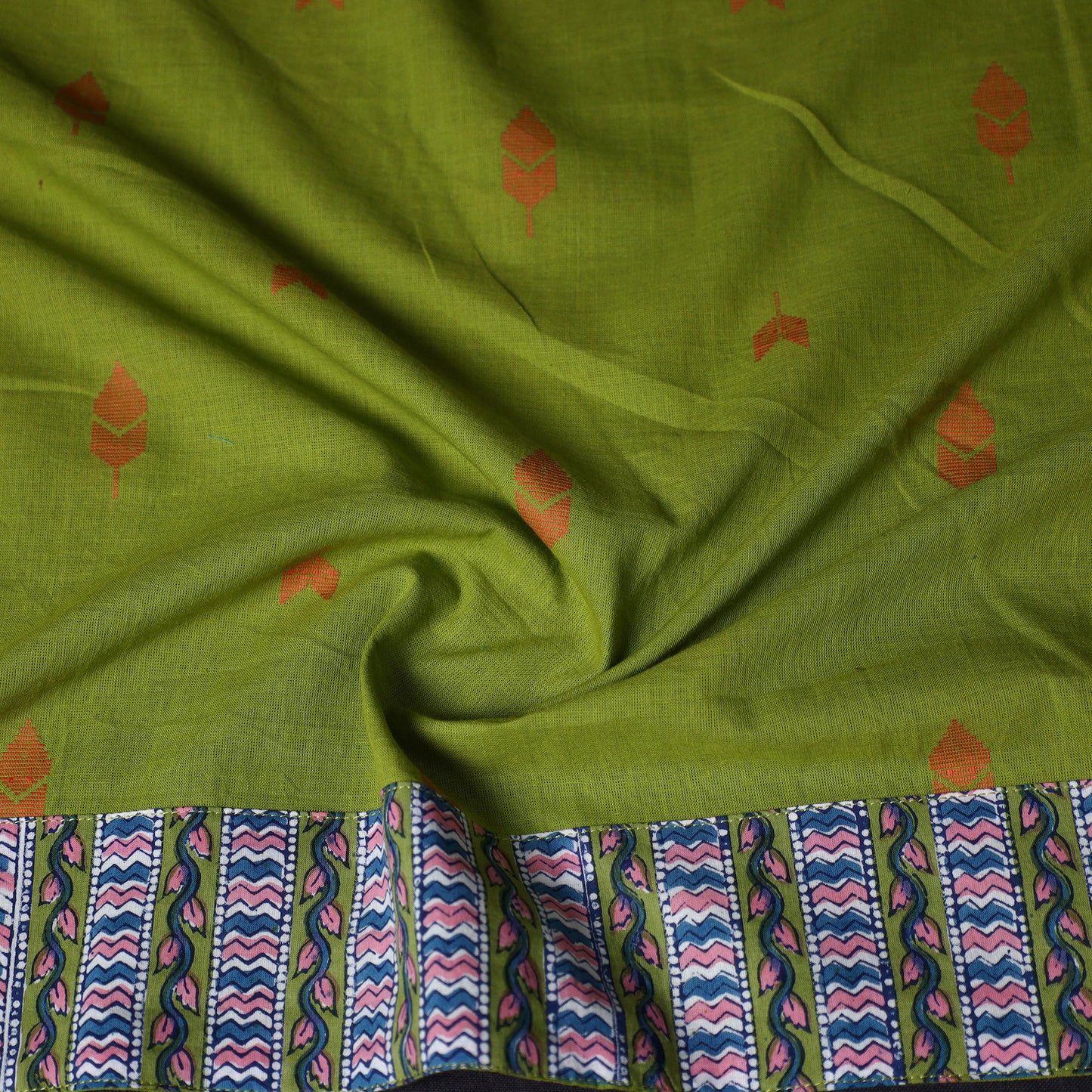 Jacquard Weave Cotton Blouse Piece 07